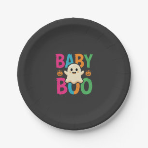 Baby Boo Halloween-Geisterdesign_1 Pappteller