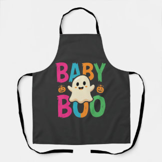 Baby Boo Halloween-Geisterdesign_1 Schürze