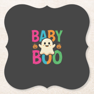 Baby Boo Halloween-Geisterdesign_1 Untersetzer