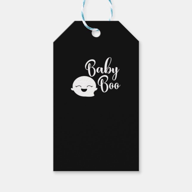 Baby Boo Halloween Geschenkanhänger (Vorderseite)