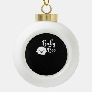 Baby Boo Halloween Keramik Kugel-Ornament