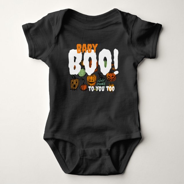 Baby Boo! Halloween Strampler (Vorderseite)