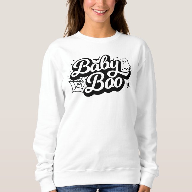 Baby Boo Halloween Women's Basic Sweatshirt (Vorderseite)