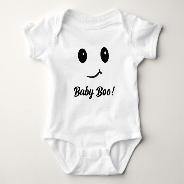 Baby Boo! Niedliches Geisterkostüm Strampler (Vorderseite)