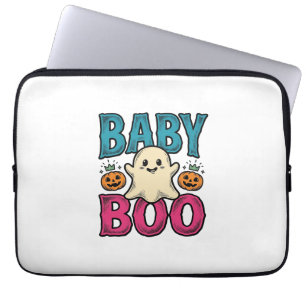 Baby Boo Vintage Halloween-Geister-Shirt-Design_1 Laptopschutzhülle