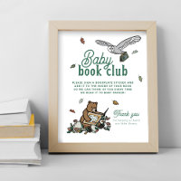 Baby Book Club Showaktivitäten Woodland Tischtenni