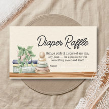 Baby Books and Brunch Neutral Shower Diaper Raffle
