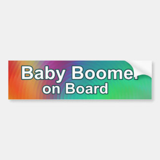 Baby Boomer an Bord Autoaufkleber