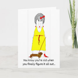 Baby Boomer Birthday Card Karte