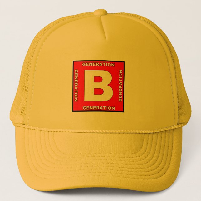 Baby Boomer Hat Truckerkappe (Vorderseite)