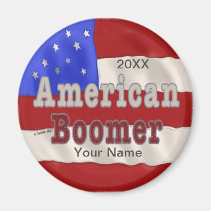 Baby Boomer individuelle Name Magnet