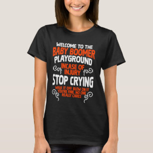 Baby Boomer Spielplatz Lustige Boomer-Generation B T-Shirt
