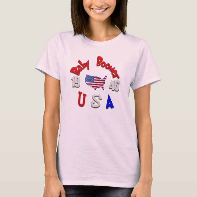 Baby Boomer USA T-Shirt (Vorderseite)