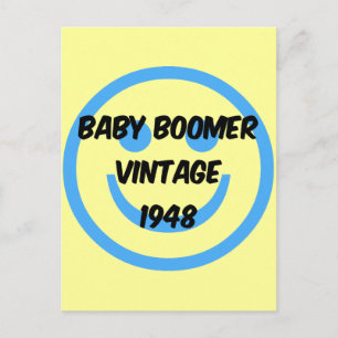 Baby Boomer von 1948 Postkarte