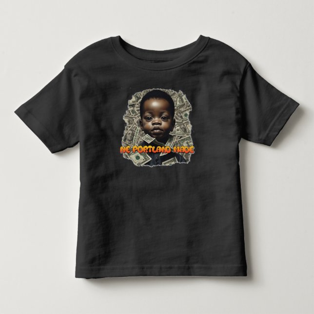 Baby Boss NE Portland Made Kleinkind T-shirt (Vorderseite)
