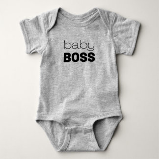 Baby Boss Typografie Baby Strampler