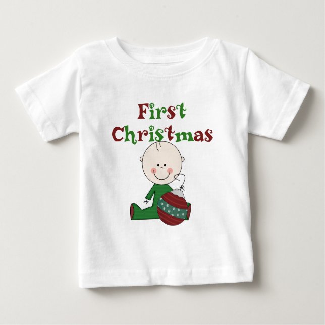 Baby Boy 1er T-shirts et cadeaux de Noël (Devant)