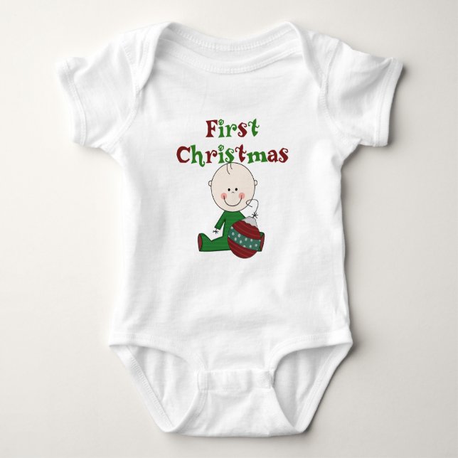Baby Boy 1er T-shirts et cadeaux de Noël (Devant)