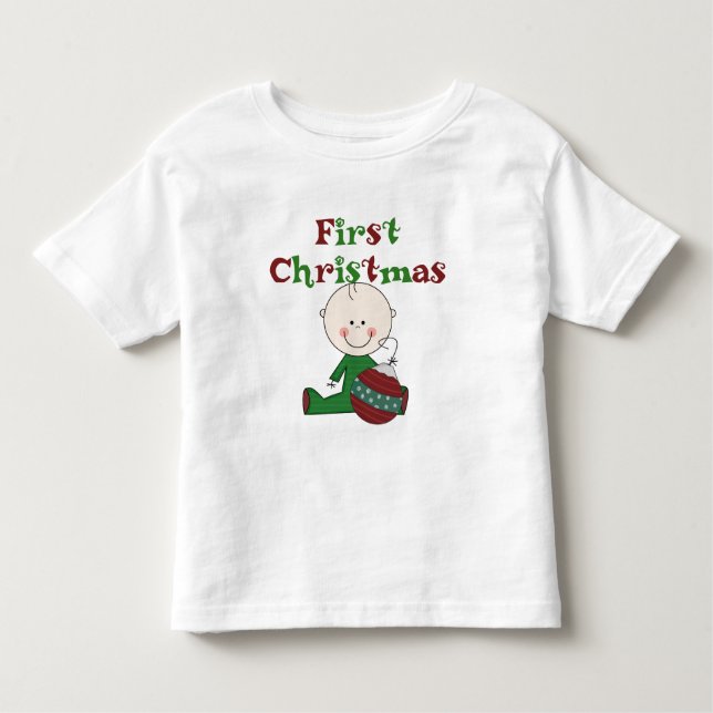 Baby Boy 1er T-shirts et cadeaux de Noël (Devant)