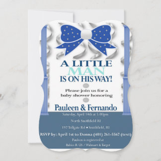 Baby Boy Baby Shower Invitations