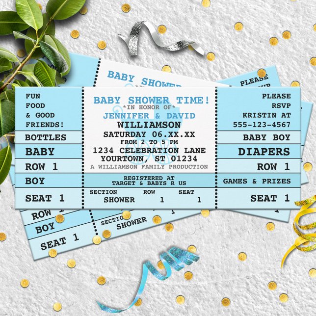 Baby Boy Baby Shower Konzert Einladung (Von Creator hochgeladen)