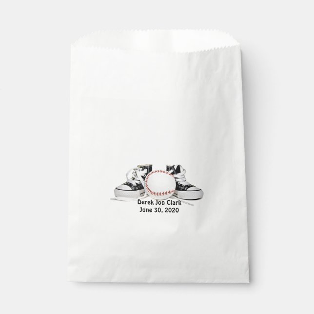 Baby Boy Baseball Geschenktütchen (Vorderseite)