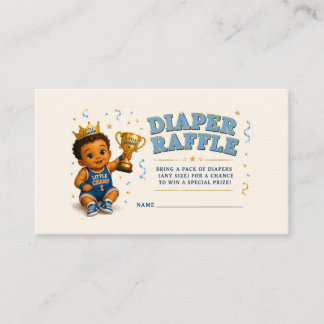 Baby Boy Basketball Windel-Raffel Baby Shower-Spie Visitenkarte
