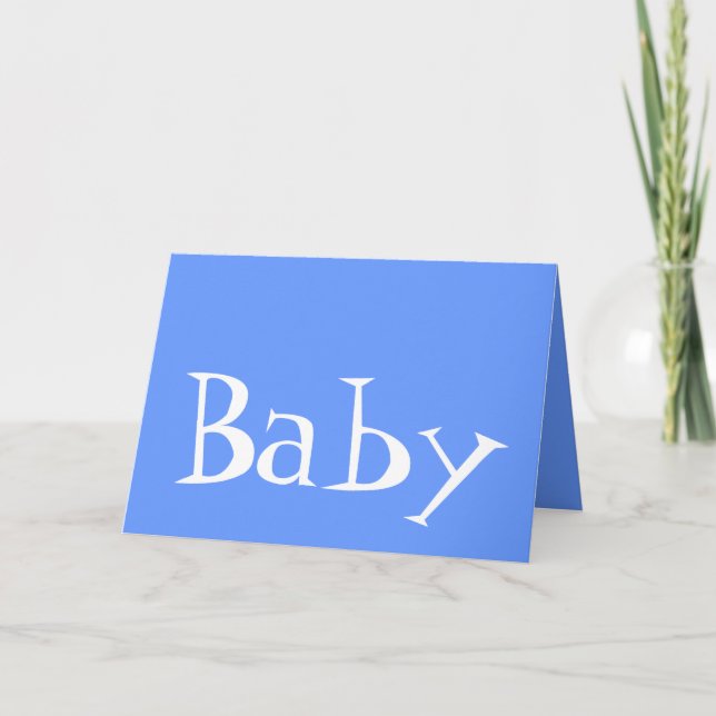 Baby Boy Birth Announctions Cards Feiertagskarte (Vorderseite)