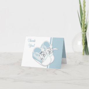 Baby Boy Blue Baby Chaussures Merci Cartes