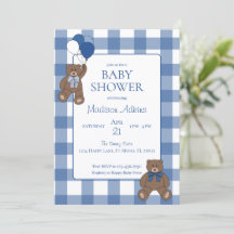 Baby Boy Blue Bärchen Teddybären Babyparty