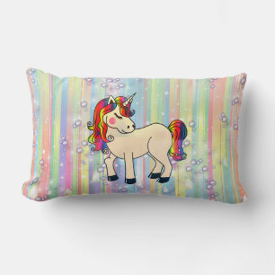 Baby Boy Bubbles & Unicorns Lendenkissen
