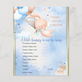 Baby Boy Bunny Baby Showspiel
