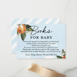 Baby Boy Clementine Duschbücher für Baby Mitteilungskarte