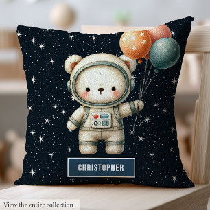 Baby Boy Coussin décoratif Astronaut Teddy Bear