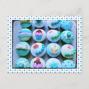 Baby Boy Cupcakes Postkarte