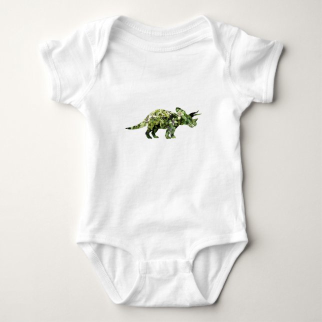 Baby boy Dinosaur Baby Jersey Bodysuit Baby Strampler (Vorderseite)