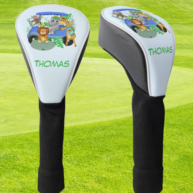 Baby Boy Elephant & Monkey Golf Golf Headcover (Von Creator hochgeladen)