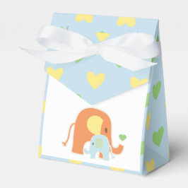 Baby Boy Elephant Shower Favor Box Geschenkschachtel