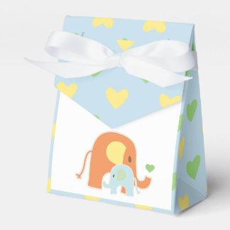 Baby Boy Elephant Shower Favor Box Geschenkschachtel