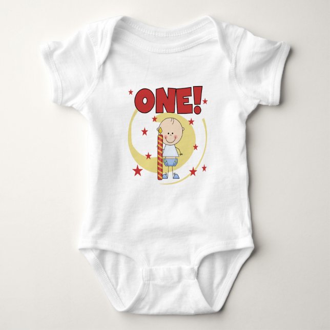 Baby Boy est un 1er Anniversaire Tshirts et cadeau (Devant)