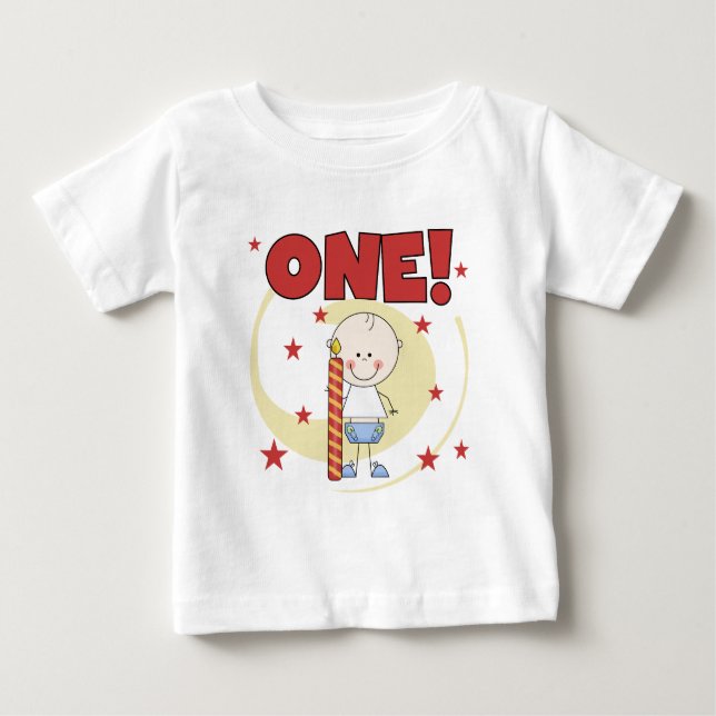 Baby Boy est un 1er Anniversaire Tshirts et cadeau (Devant)
