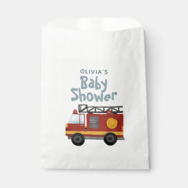 Baby Boy Fire Truck Niedlich und modern Babydusche Geschenktütchen