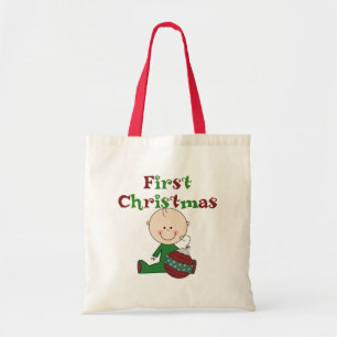 Baby Boy First Christmas Tote Bag Tragetasche