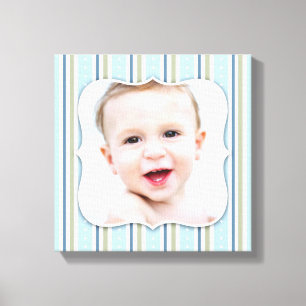 Baby Boy Foto [12x12 Zoll] Leinwanddruck