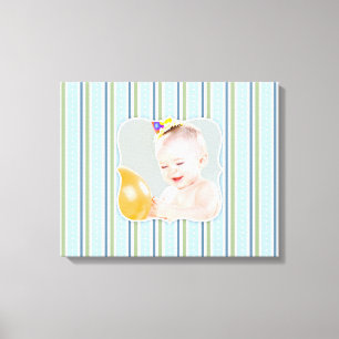 Baby Boy Foto [20x16 Zoll] Canvas Print Leinwanddruck