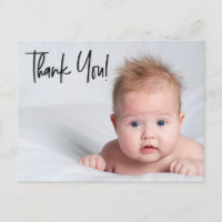 Baby Boy Foto Babydusche vielen Dank Script