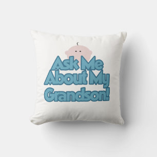 Baby Boy Fragte über meine Grandson Geschenke Kissen