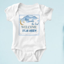 Baby Boy Geschenk! Begrüßen Sie ihn damit Strampler