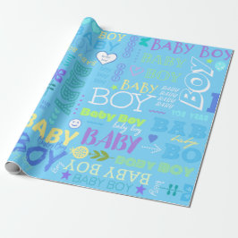 Baby Boy Geschenkpapier