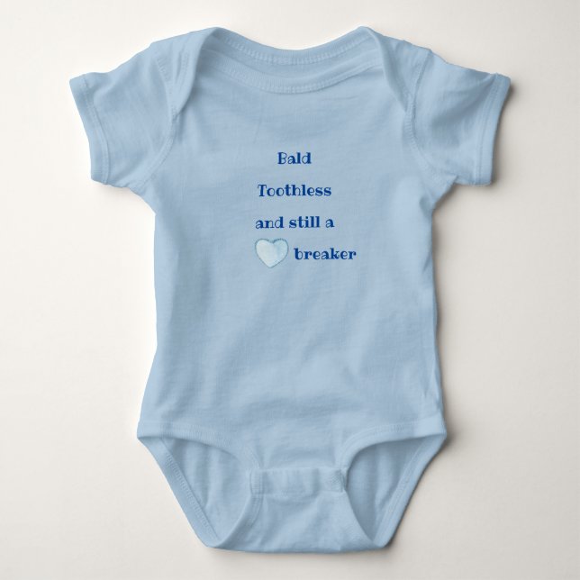 Baby Boy Heartbreaker 1-Piece Baby Strampler (Vorderseite)